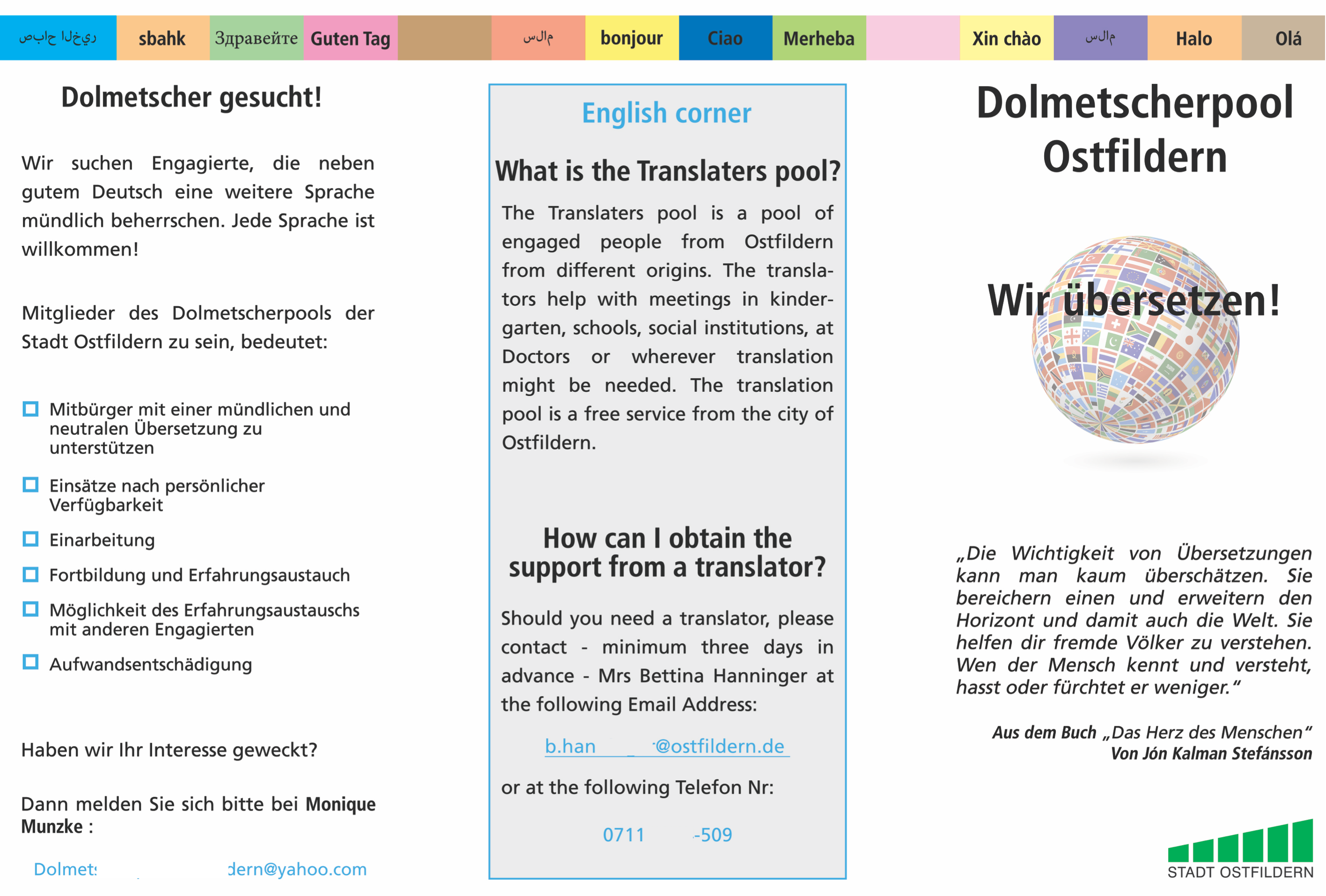 recto Dolmetscherpool