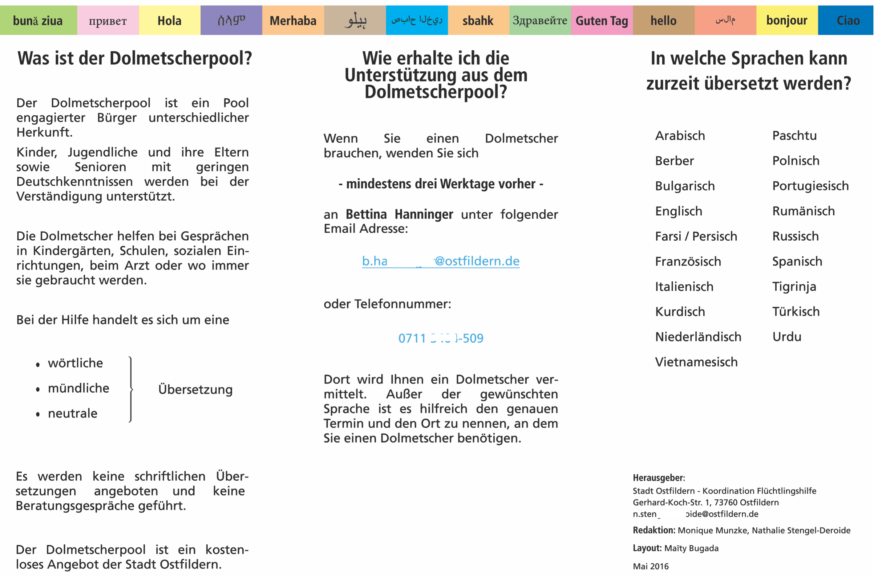 verso Dolmetscherpool